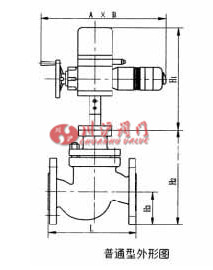 ZAZP電動單座調(diào)節(jié)閥 結(jié)構(gòu)圖